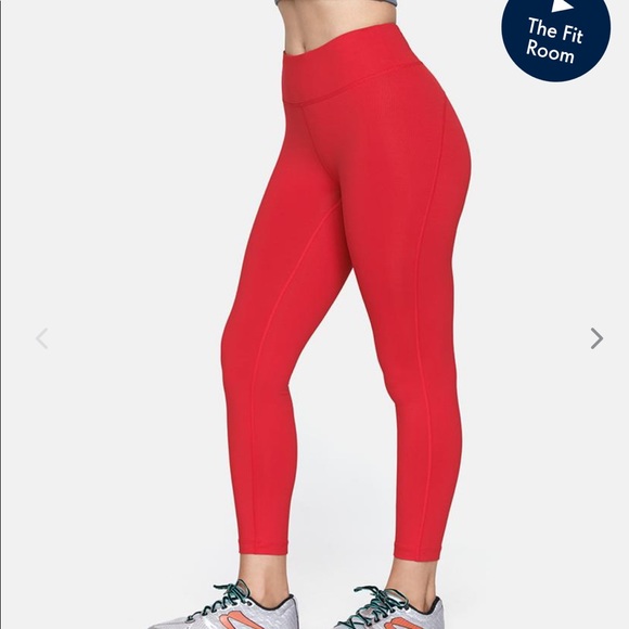 Outdoor Voices Pants - Outdoor Voices Tech Sweat Leggings Scarlet